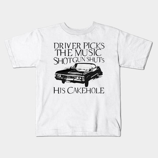 Driver Picks The Music Kids T-Shirt by Plan8